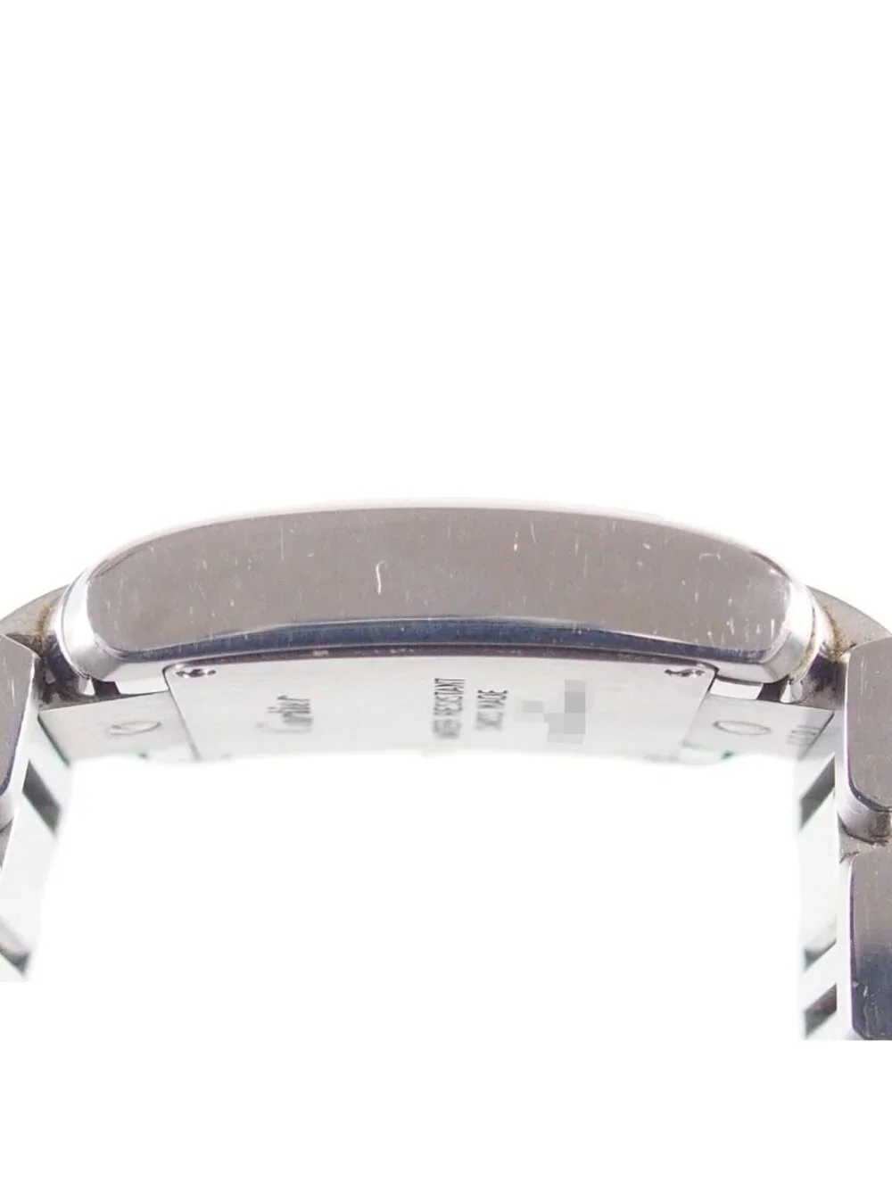 Cartier Tank Francaise SM Ivory Stainless Steel Watch Quartz